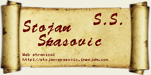 Stojan Spasović vizit kartica